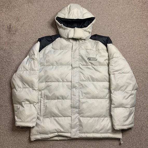 Adidas Puffer Jacket Coat Padded Vintage Poly Filled Detachable