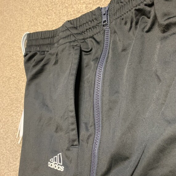 Adidas Tracksuit Bottoms Track Pants Zip Vintage … - image 5