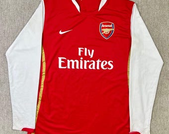 Nike Arsenal Football Jersey Fly Emirates 2006-2008 T-shirt Soccer