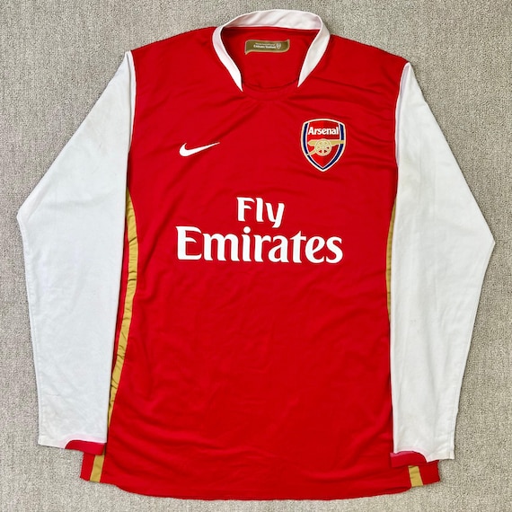 【はこぽす対応商品】 Nike T-shirt 2006-2008 Emirates Fly Jersey Football Arsenal ウェア