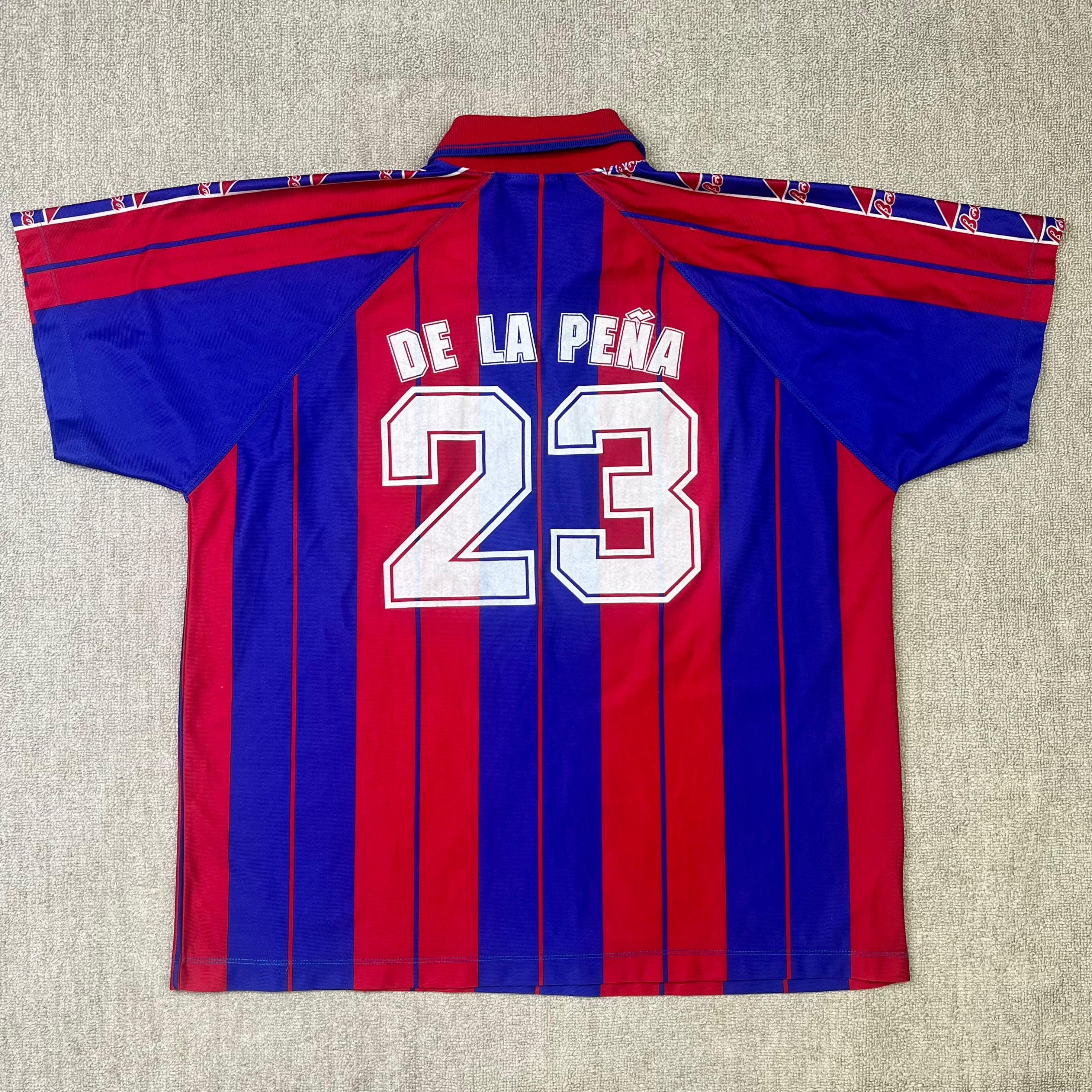 Barcelona FB Football Jersey 1997-1998 Barca Roger's Soccer