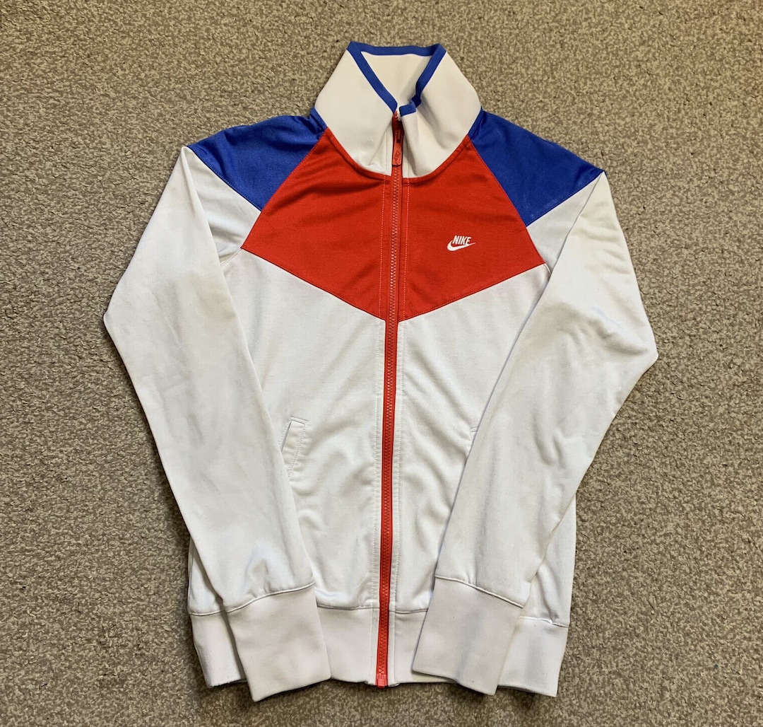 Nike Tracksuit Top Track Jacket Vintage Full Zip Y2K 00s UK 8 S