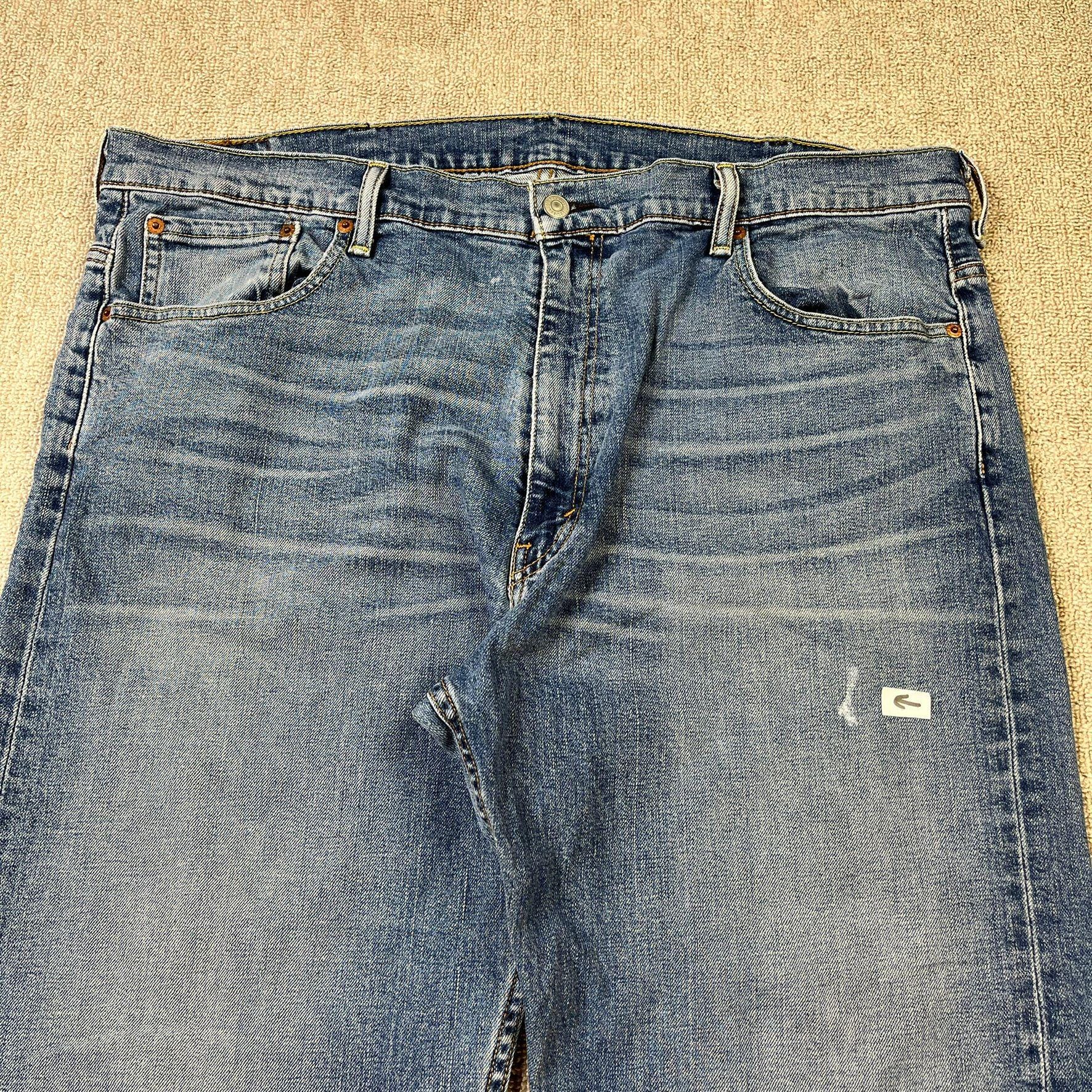 Levi's 569 Jeans Straight Leg Carpenter Vintage Zip Fly Acid Wash