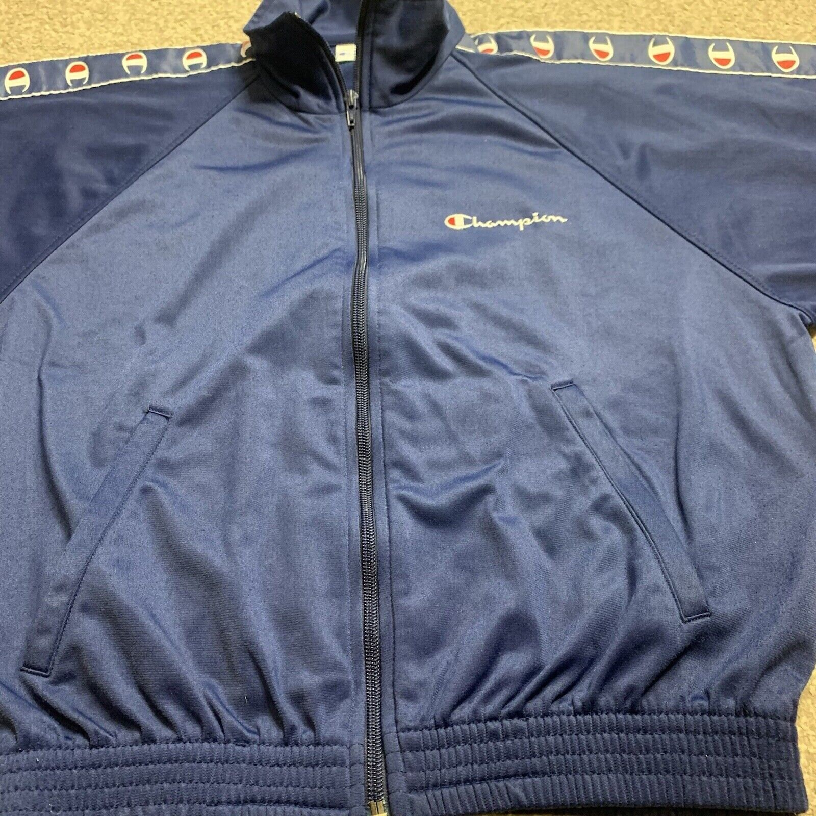 Champion Tracksuit Top Track Jacket USA Vintage Festival Champion Tracksuit Top Track Jacket USA Vintage Festival