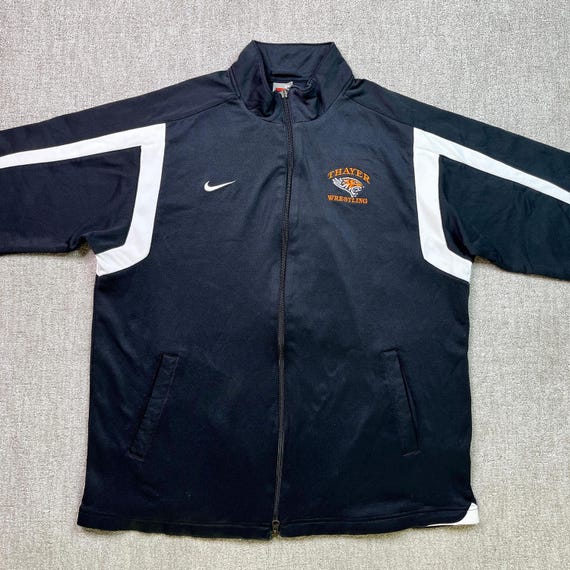 Nike Team Tracksuit Top Track Jacket Full Zip 2000s Vintage
