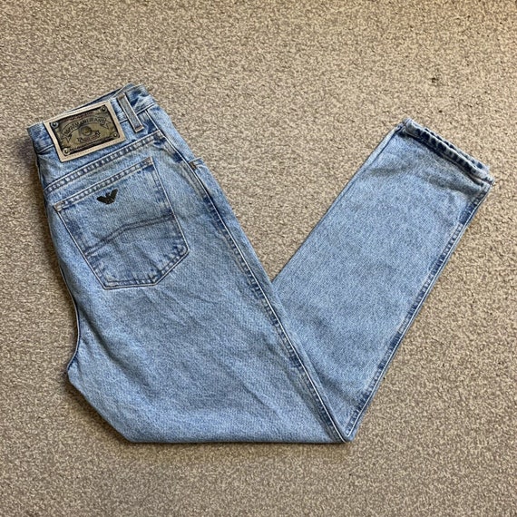 Vintage Mom Jeans Boyfriend Armani High Waisted 9… - image 1