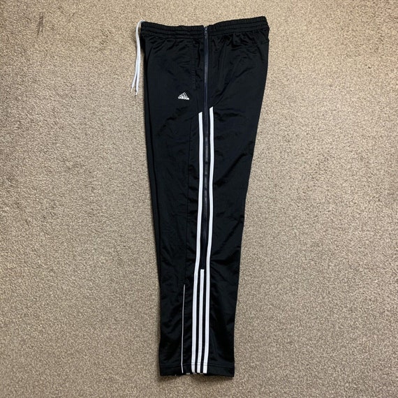 Adidas Tracksuit Bottoms Track Pants Zip Vintage … - image 4