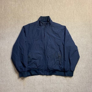 Fila Bomber Jacket Windbreaker Vintage Full Zip Casual Navy Nylon L image 1