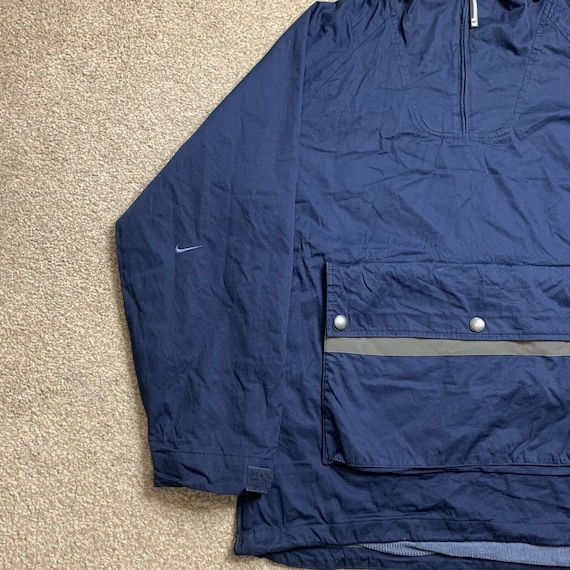 Nike Jacket Pullover Hooded Reflective Hi Vis Cot… - image 2