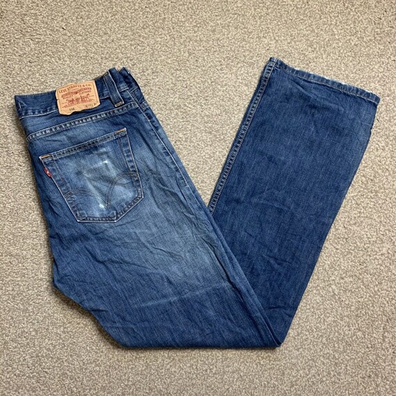 Levis Jeans 506 Standard Fit Vintage Straight Leg Zip Fly Denim