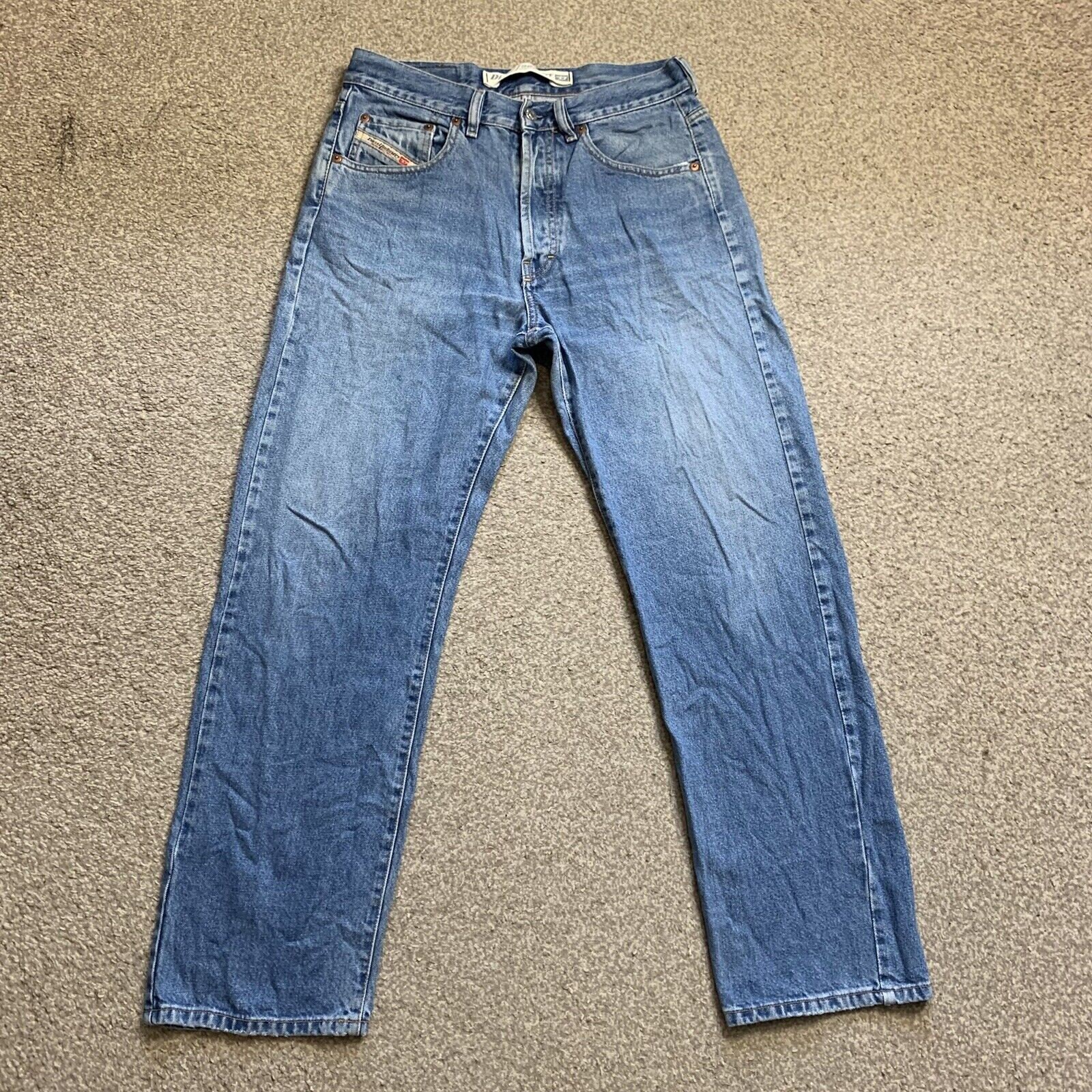 Diesel Industry Jeans Straight Leg Regular Fit RR55 Vintage Button
