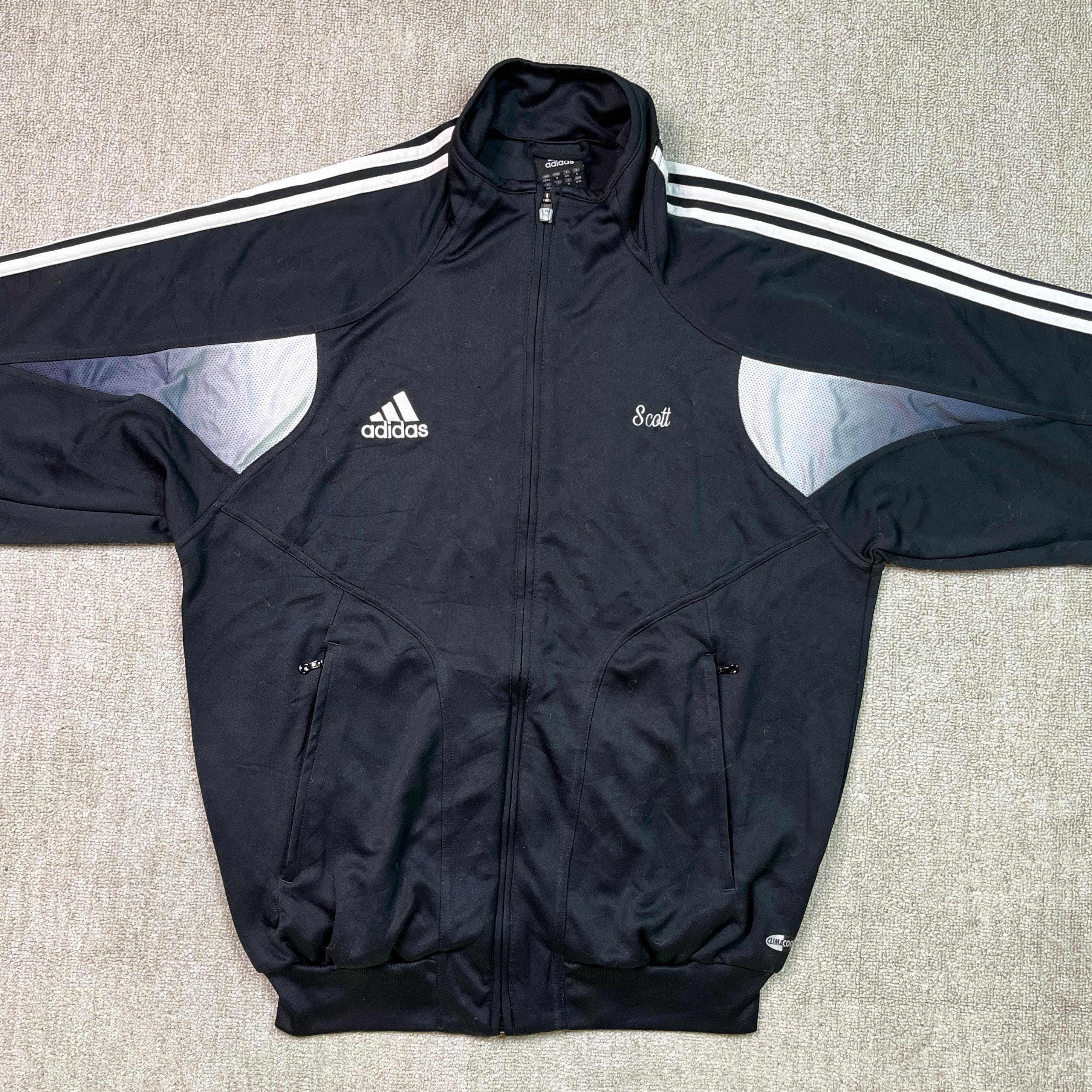 Adidas Tracksuit Top Track Jacket Full Zip Y2K Breathable
