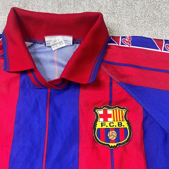 Barcelona FB Football Jersey 1997-1998 Barca Roger's Soccer