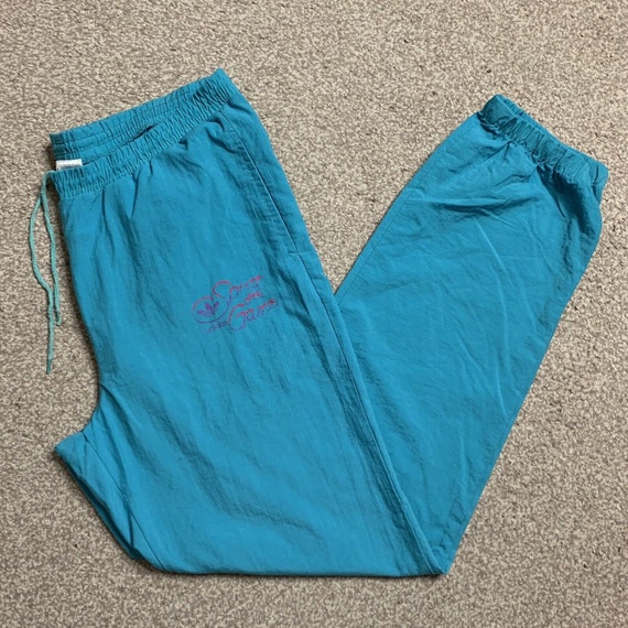 Adidas Tracksuit Bottoms Track Pants Vintage Jogg… - image 1