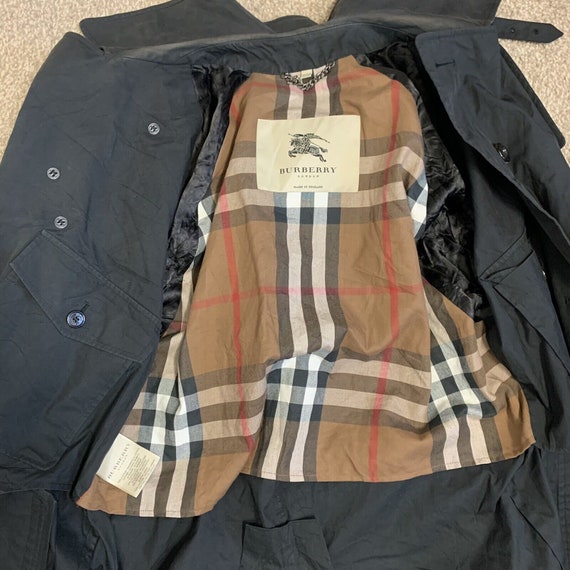 Burberry Trench Coat Double Breasted Mac Jacket B… - image 9