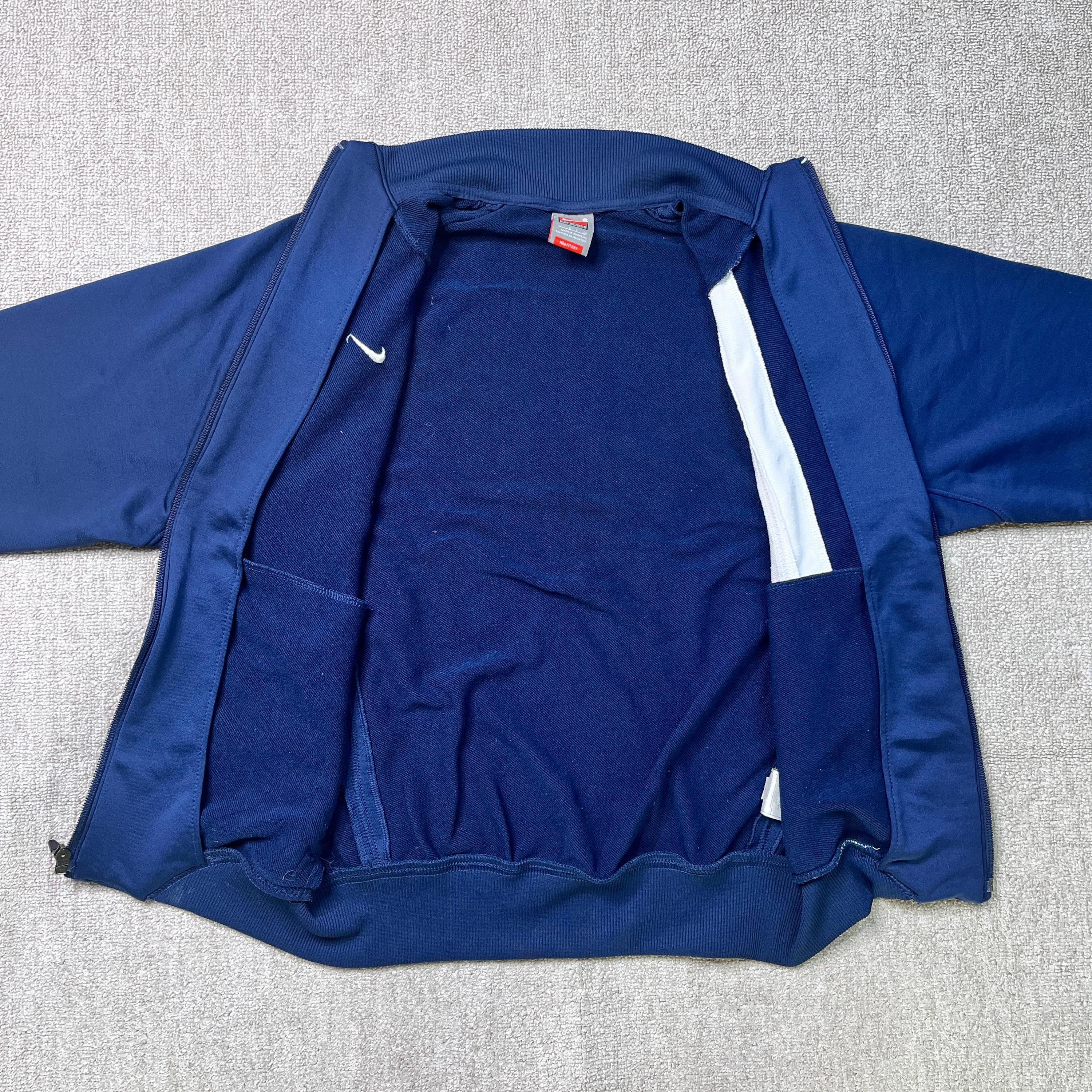Nike Team Track Jacket Tracksuit Top 2000s Full Zip Vintage