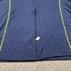 Fila Track Jacket Thermal Tracksuit Top Full Zip Vintage Collared Blue L image 8