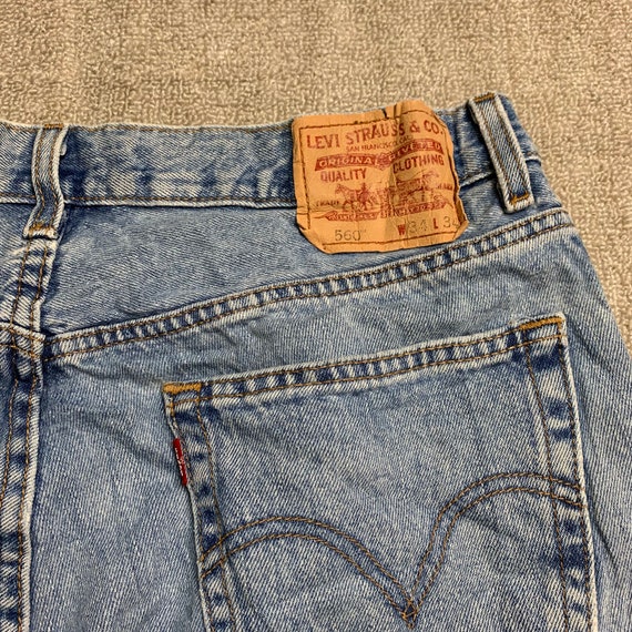 Levi's 560 Jeans Relaxed Comfort Fit Mom Boyfriend Vintage Zip Fly