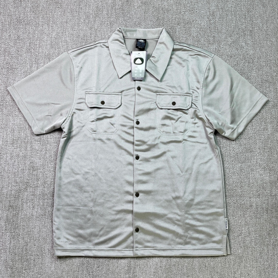 Nike ACG Shirt Top Y2K 00s 2000s Short Sleeve Button up Dri