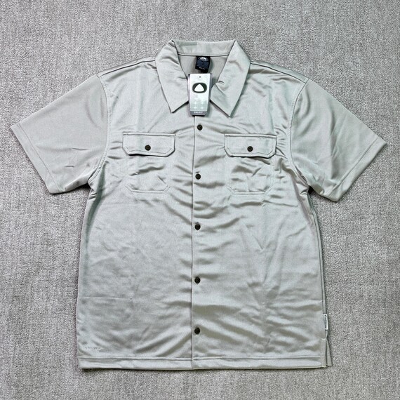 Nike ACG Shirt Top Y2K 00s 2000s Short Sleeve Button up Dri