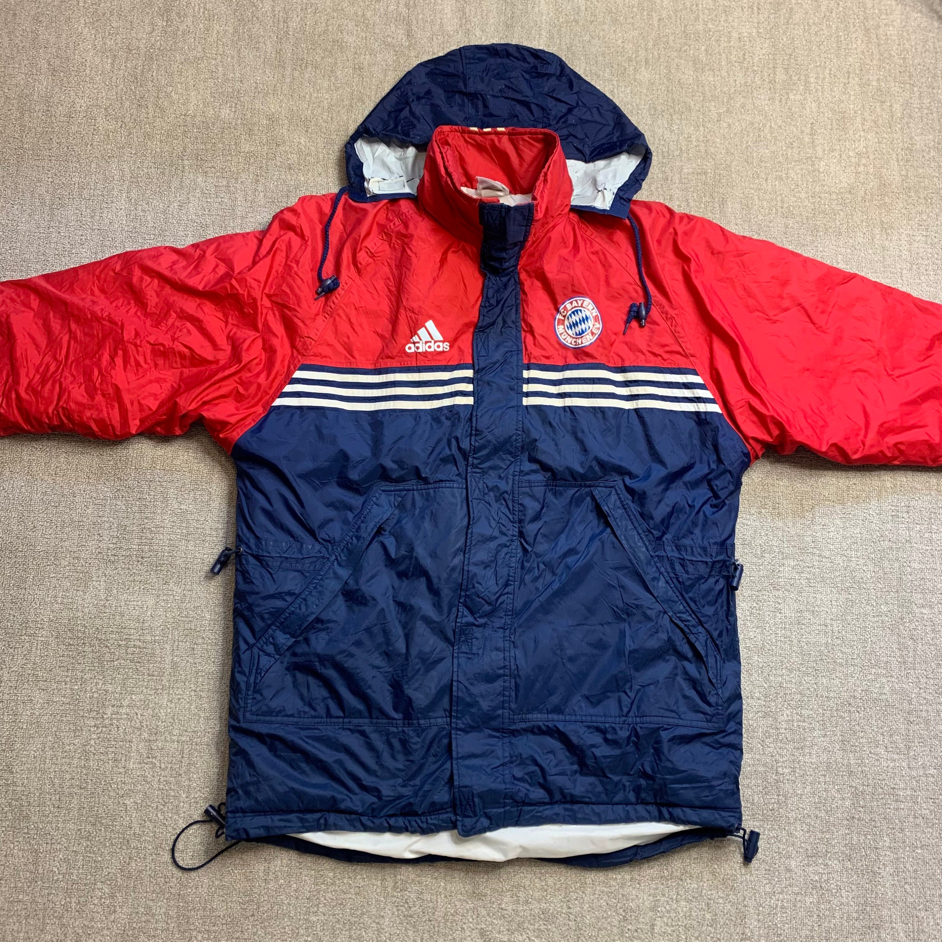 Adidas Bayern Munchen Munich Coat Jacket Puffer Windbreaker