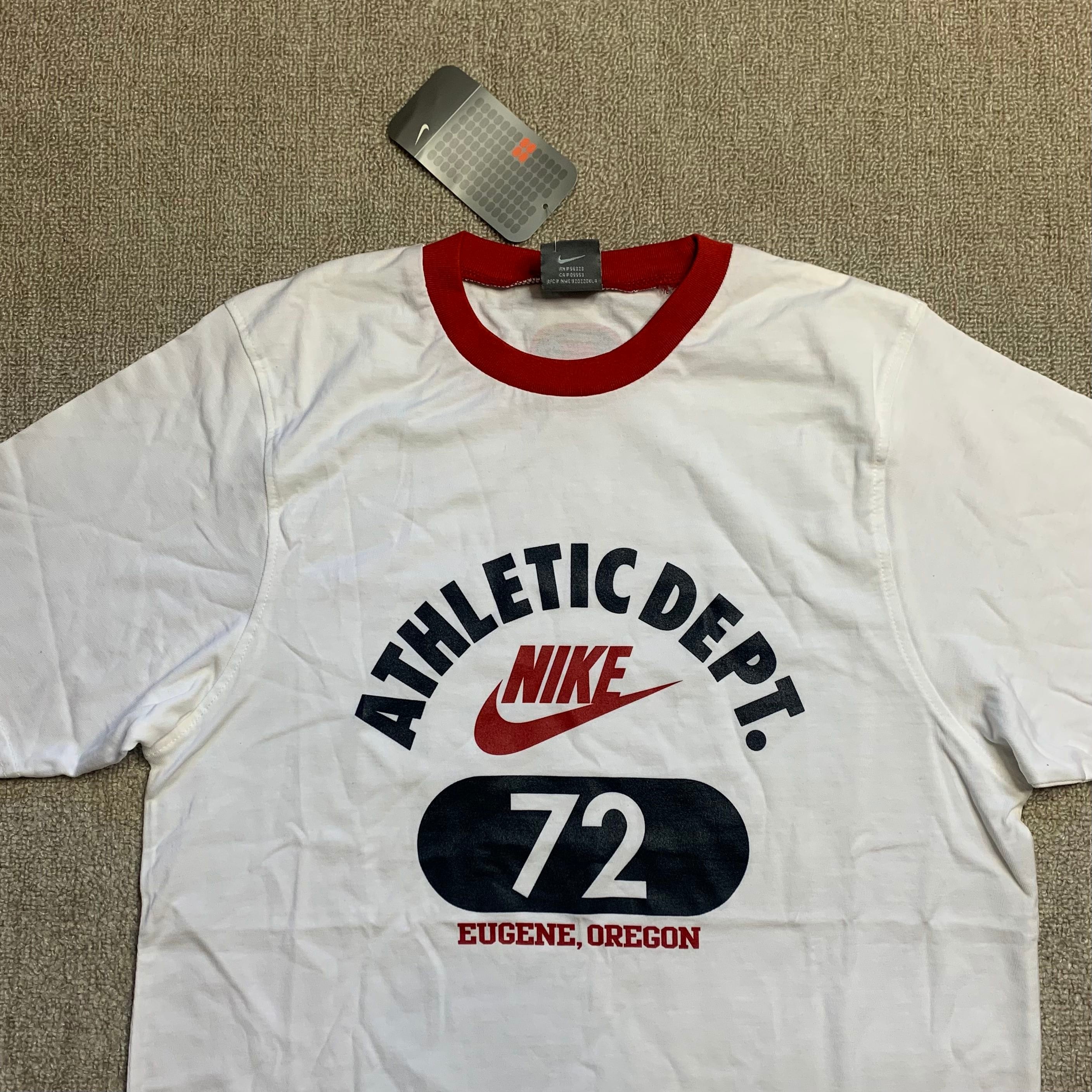 Nike T Shirt Ringer Y2K 2000s Vintage Athletic Dept Oregon