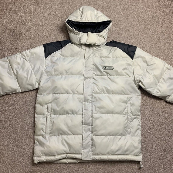 Adidas Puffer Jacket Coat Padded Vintage Poly Filled Detachable