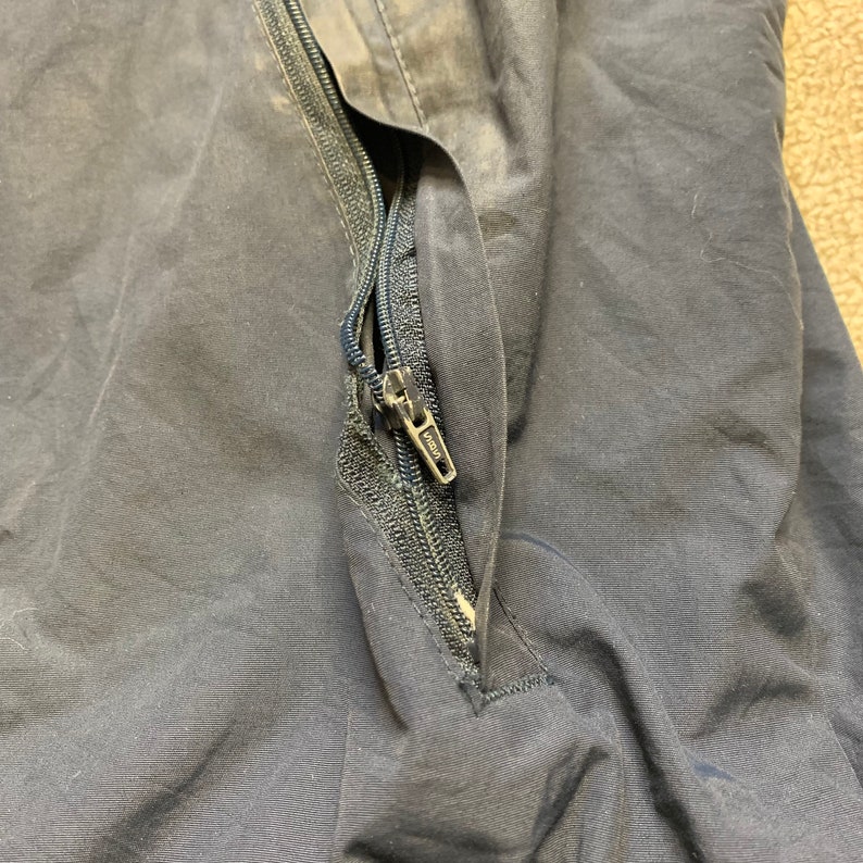 Fila Bomber Jacket Windbreaker Vintage Full Zip Casual Navy Nylon L image 4