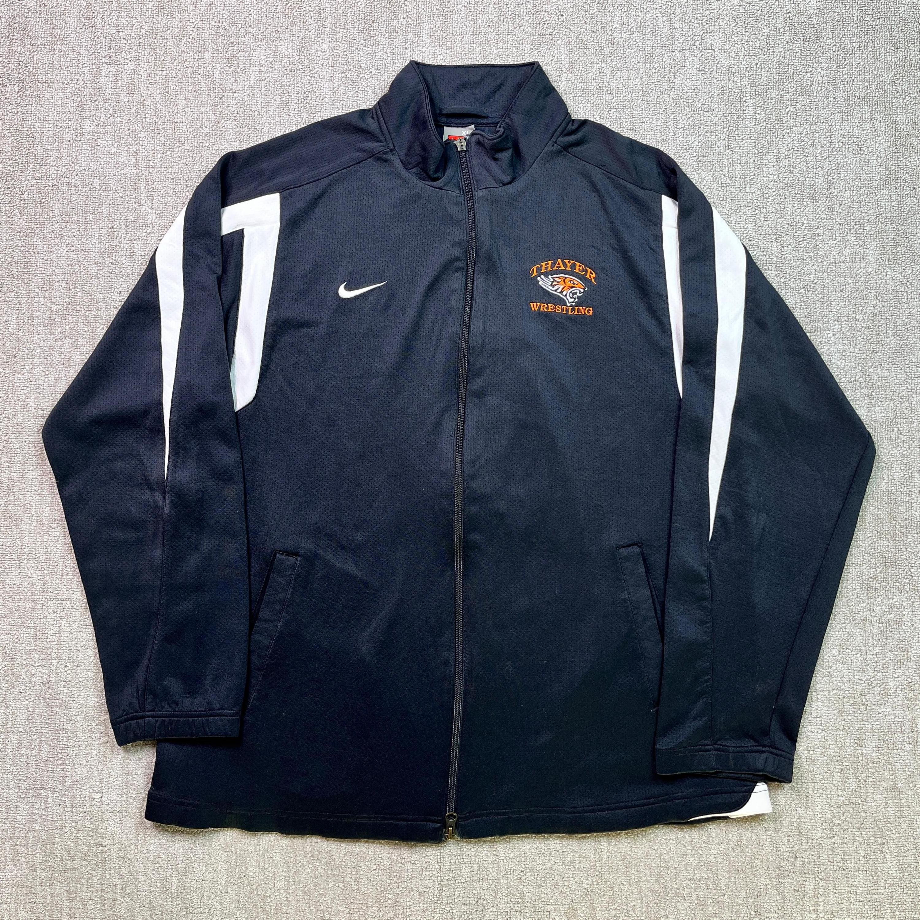NIKE　00's old　TEAM JACKET Team Nike Vintage 2000's All-Weather Dark Red Jacket Size