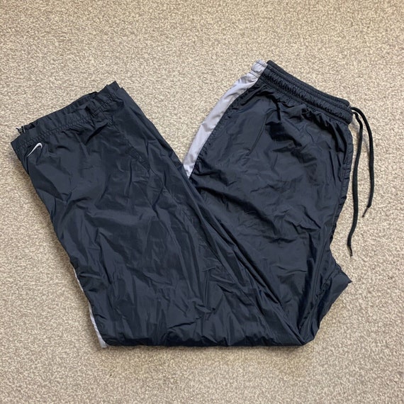 Nike Tracksuit Bottoms Track Pant Vintage Cotton … - image 1