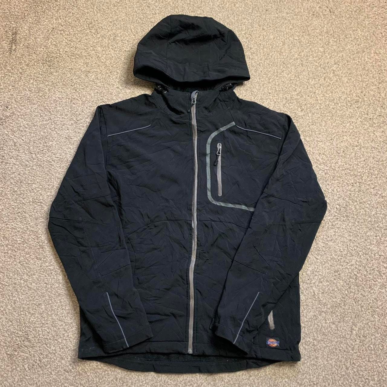 Dickies quilted lined hooded overshirt with zip utility deals pocket