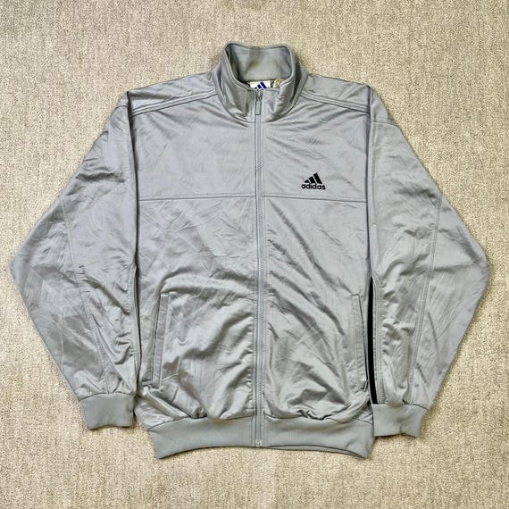 トップス Adidas Vintage Tracksuit jacket 90s Adidas RARE vintage 90s mens multicolor nylon tracksuit