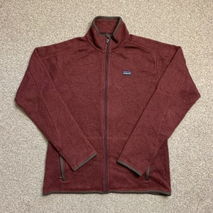 Patagonia Fleece Full Zip Jumper Sweatshirt Vintage Jacket Outdoors Festival M
