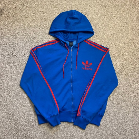 80s Vintage adidas Logo Track Jacket y2k