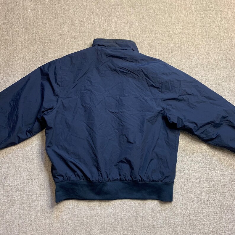Fila Bomber Jacket Windbreaker Vintage Full Zip Casual Navy Nylon L image 9