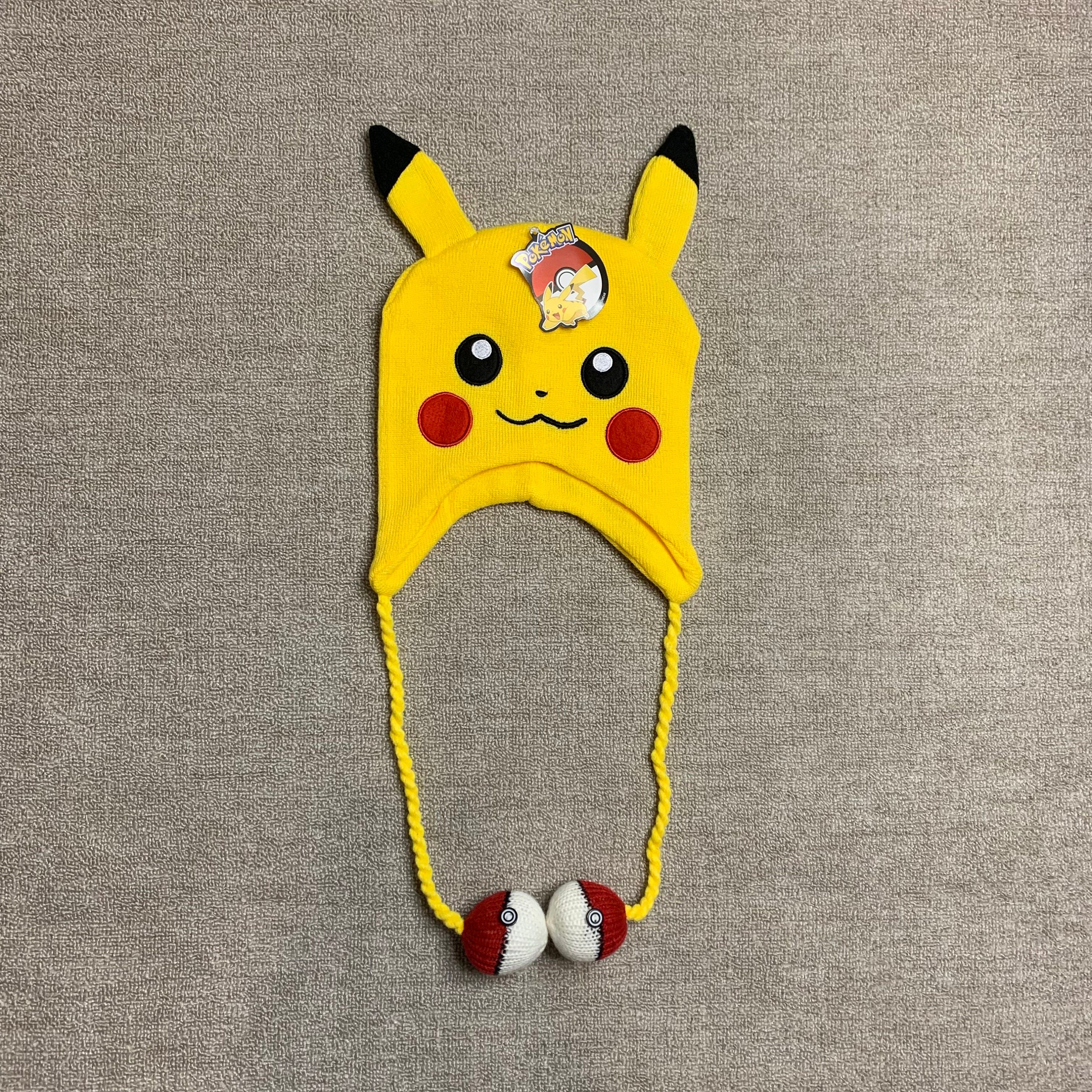 Bonnet Pokemon Adulte, Bonnet Pikachu avec oreilles