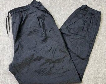 Nike Tracksuit Bottoms Track Pant Vintage Cotton Lined 00s