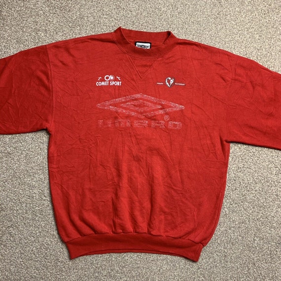 Umbro Sweatshirt Jumper Spell Out Pullover Vintag… - image 3