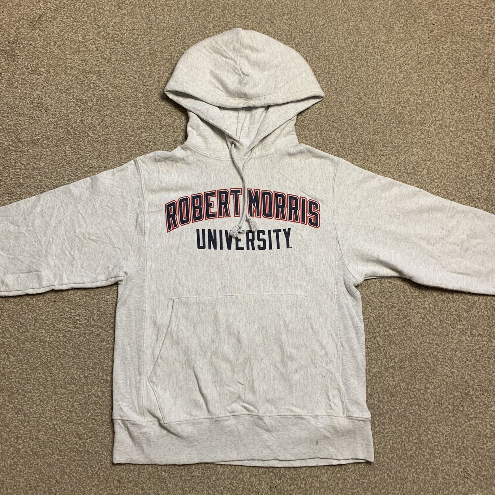 Champion Hoodie American College Jumper Sweatshirt Vintage