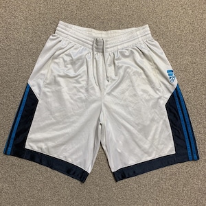 Adidas Shorts Basketball Shiny Vintage Long Gym Shorts Exercise Workout XL