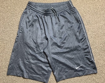 nike basketball shorts grey