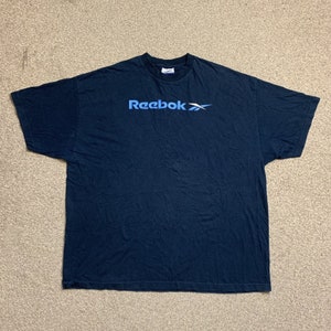 Reebok T-Shirt Zauber Rundhalsausschnitt Pullover Retro 00s Y2K 2XL