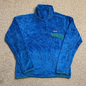 Patagonia Fleece Snap T Vintage Jumper Pullover Teddy Fluffy Retro S