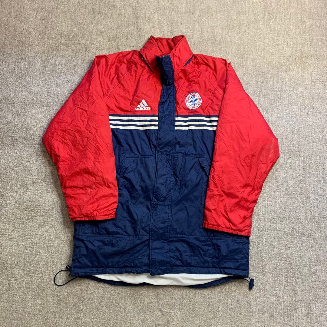 Adidas Bayern Munchen Munich Coat Jacket Puffer Windbreaker