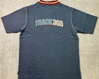 Nike T Shirt Quarter Zip Heavy Knit Y2K 00s Track 365