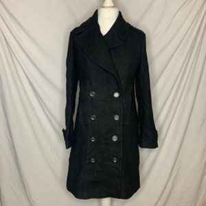 Vintage Black Burberry Trench Coat - Etsy