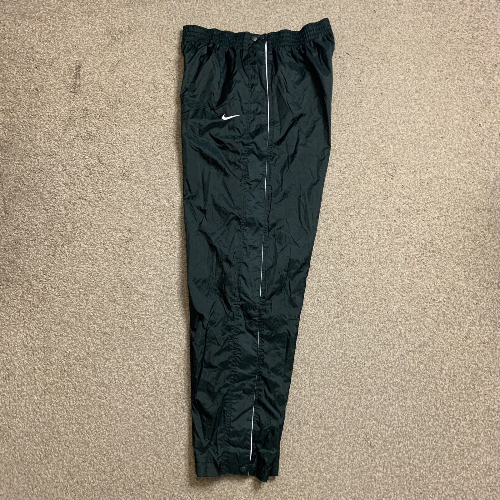 Nike Tracksuit Bottoms Track Pants Joggers Poppers Jogging Vintage