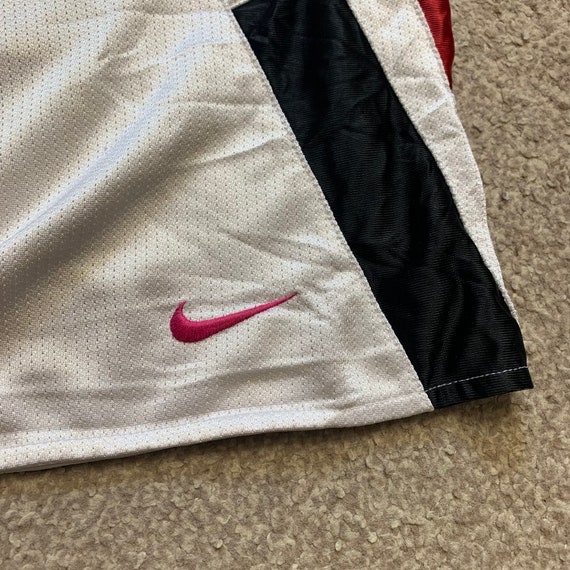 Nike Shorts Basketball Vintage Shiny Y2K 00s Dazzle Relaxed