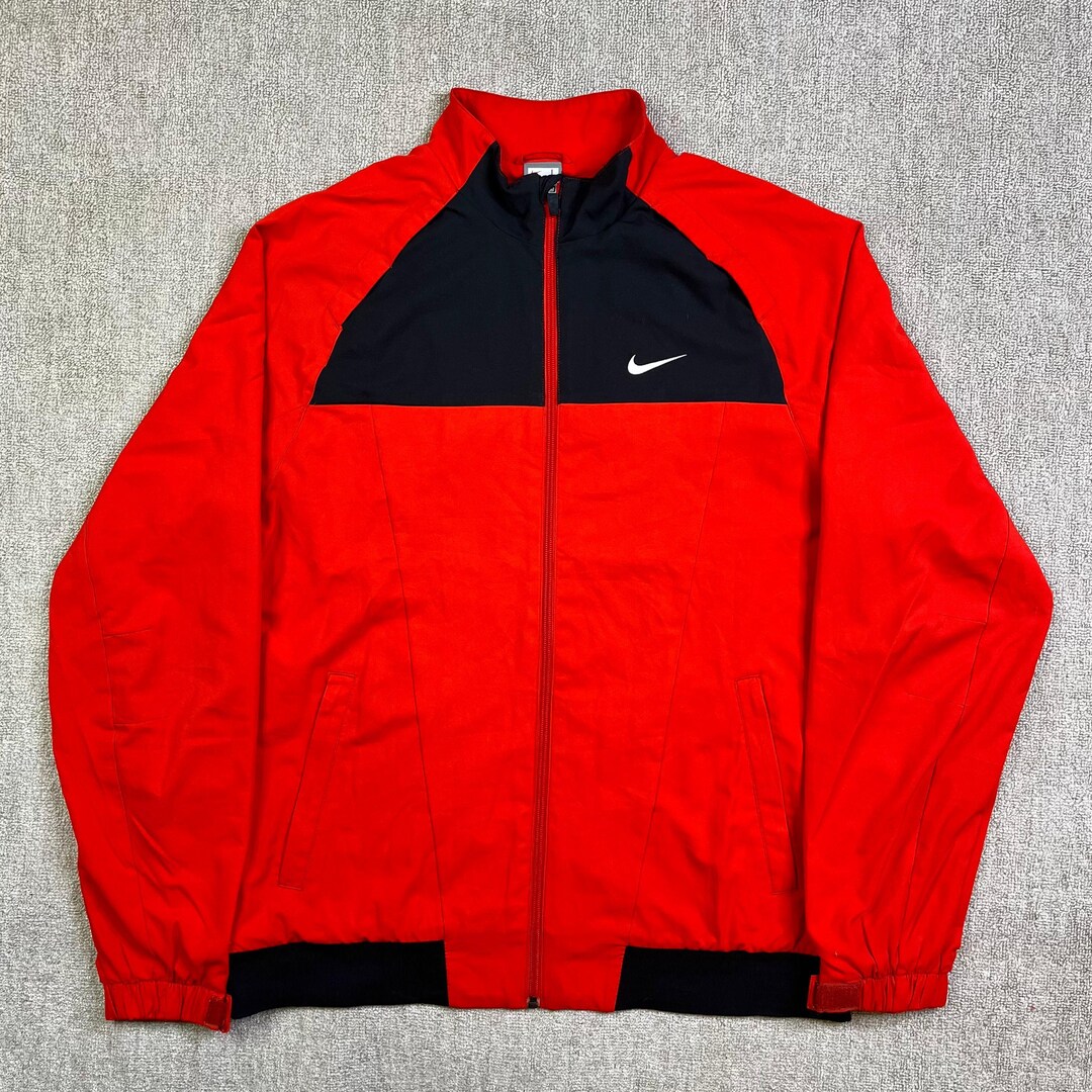 Vintage 90's Nike The Athletic Dept Y2K Black Swoosh Full