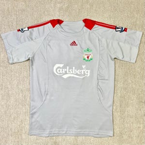 Adidas Liverpool Football Jersey 2008-2009 Away T-shirt Soccer